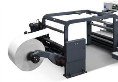 Helautomatisk korspappersskärmaskin